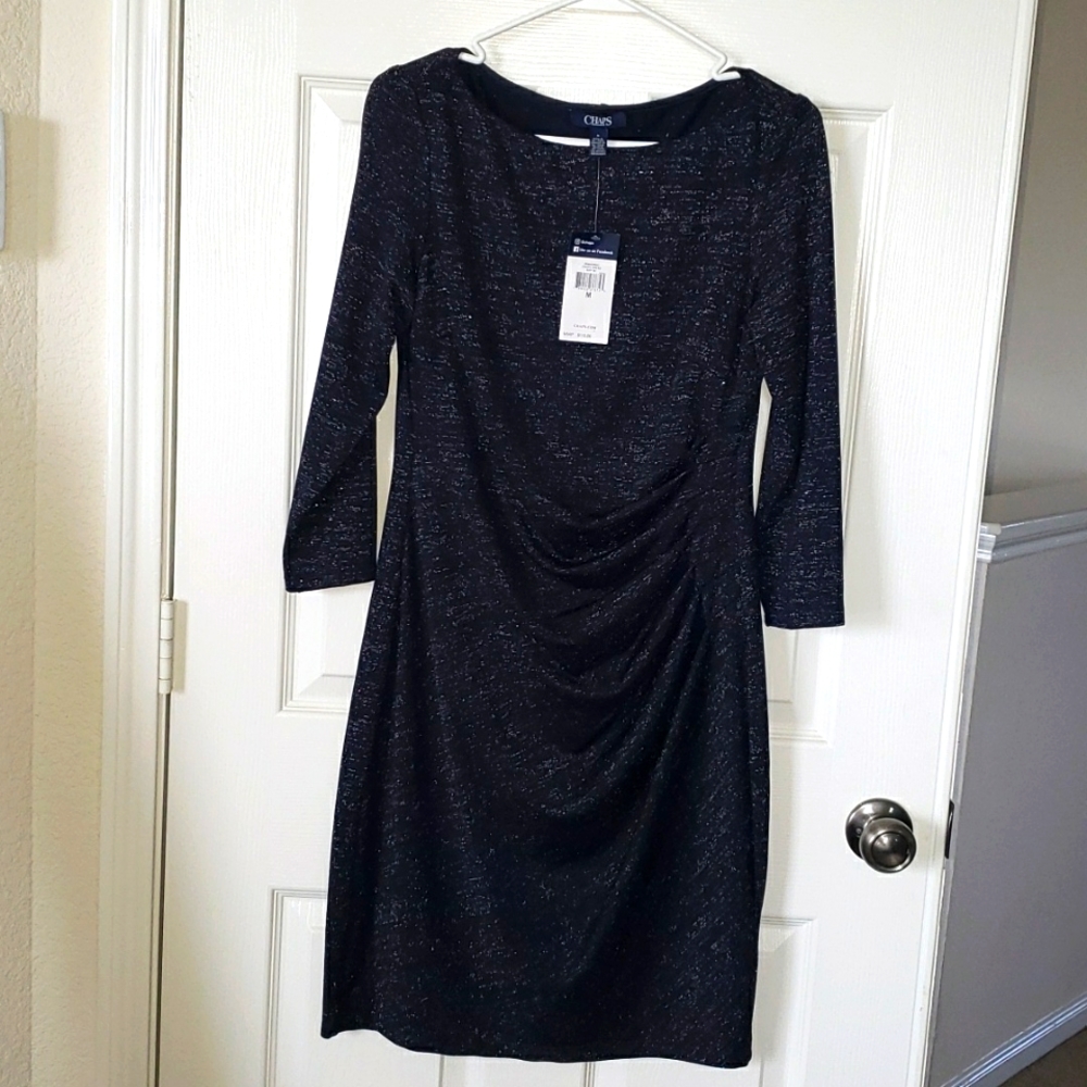 Women's Chaps Navy Blue Dress (M)